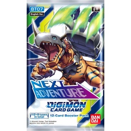 Bandai Digimon Card Game: Next Adventure BT07 | Kartenspiel | Ab 6 Jahren | 2 Spieler | 10 Minuten Spielzeit Mehrfarbig BCL2602498