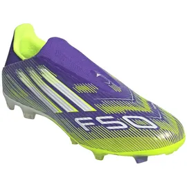 adidas F50 League Laceless FG/MG Purple Rush / Cloud White / Lucid Lemon 46