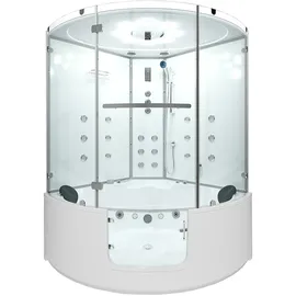 AcquaVapore Dampfdusche Whirlpool Dusche Duschkabine K60-WS-TH-EC 140x140cm 2K Scheiben Versiegelung