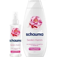 SCHAUMA Sprühpflege Seidenkamm 200ml & Shampoo 400ml