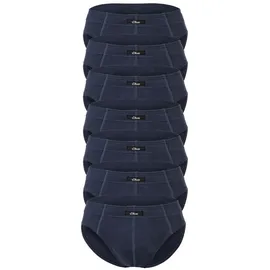 s.Oliver Slip aus Baumwolle, im 7er-Pack, Dunkelblau, S