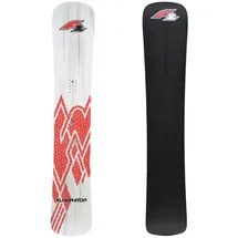 F2 Snowboard Eliminator Race 153 cm Silber/Rot 2024/25