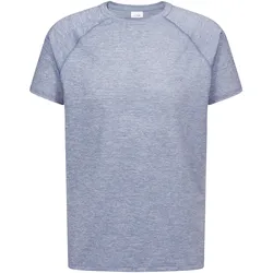 ICANIWILL Training Mesh Funktionsshirt Herren in light metal blue melange, Größe XL - blau