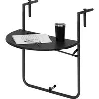 Woltu Balkonhängetisch, Balkontisch zum Hängen, Hängetisch klappbar Beistelltisch Gartentisch,