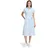 Betty & Co Sommerkleid Weiß/Hellblau 38