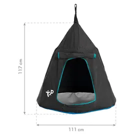 TP Toys Hängesessel UFO Schwarz