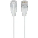 UBIQUITI networks Ubiquiti UniFi Etherlighting Patchkabel Cat6A 2m Weiß – Ultra Slim RJ45 Netzwerkkabel mit 10 Gbit/s, PoE++ und Etherlighting (UACC-Cable-Patch-EL-C6A-2M-W)