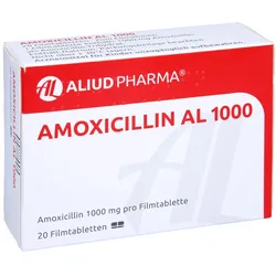 Amoxicillin AL 1000 Filmtabletten 20 St