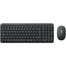 Logitech MK250 Wireless Keyboard and Mouse Grau US