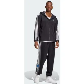 Adidas Adicolor 3-Streifen Teddy Fleece Reißverschlusspullover Black S