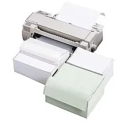 Tabellierpapier, 240mm x12", 60g/m2, weiß, blanko, 1-fach, Pck=2000Bl