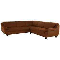 Home affaire Ecksofa »Yesterday L-Form«, gleichschenklig, wahlweise mit Bettfunktion Home affaire mocca