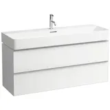 Laufen Space Waschtischunterschrank mit 2 Schubladen, Nussbaum hell