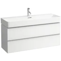 Laufen Space Waschtischunterschrank mit 2 Schubladen, Nussbaum hell