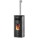 Pelletofen Justus Norta, Speckstein / Stahl schwarz, 8 kW - 7944 22