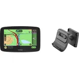 TomTom Navigationsgerät GO Essential (6 Zoll, Stauvermeidung Dank TomTom Traffic, Karten-Updates Europa, Freisprechen, Updates über Wi-Fi) & Fixed Installation XXDock (GO 520/5200/620/6200)