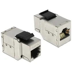 Delock Keystone Netzwerk Modul [RJ45 Buchse ></noscript> RJ45 Buchse, Cat.6A]