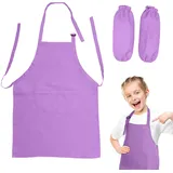 2 Kinderschürzen Mit Ärmeln Und Bemalte Schürzen.