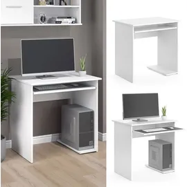 Vicco Schreibtisch Nick, weiß Computertisch Laptoptisch
