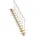 DOLLE Mittelholmtreppe Basel 64 cm Edelstahl/Holz/Metall