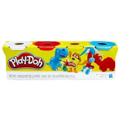 Play-Doh: Plastilin-Set mit 4 Teilen - Grundfarben