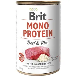 BRIT Mono Protein Beef & Rice 12x400 g Rind und Reis