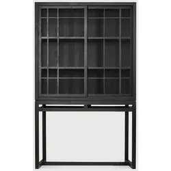 Ethnicraft Burung Indoor Schrank Eichenholz/Schwarz - Schwarz