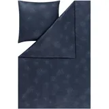 Estella Bettwäsche Pippa indigo 155x220 cm, + 80x80 cm - blau