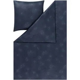 Estella Bettwäsche Pippa indigo 155x220 cm, + 80x80 cm - blau