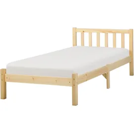 Beliani Florac 90 x 200 cm Hellbraun