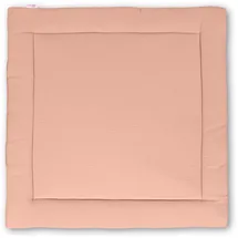 babybay Krabbeldecke 120x120 cm Waffelpiqué, apricot rosé