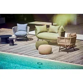 jan kurtz Gartensofa Suka Schwarz
