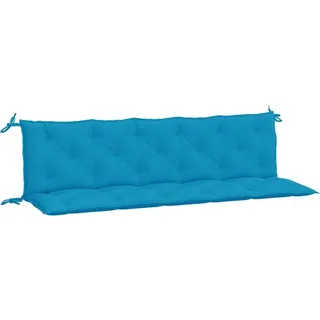 vidaXL Bankauflage 180 x 50 x 7 cm hellblau 2 St.