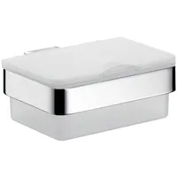 EMCO Tücherbox Chrom/Weiß