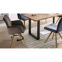 MCA Furniture Armlehnenstuhl Oklahoma Stoff cappuccino