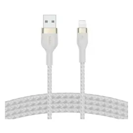 Belkin BoostCharge Pro Flex Lightning/USB-A 1m Weiß
