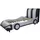MCW Kinderbett MCW-E14 100 x 190 cm Holz Kunstleder schwarz-silber