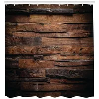 ABAKUHAUS Duschvorhang 175 x 180 cm braun