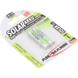 Ansmann Solar Micro AAA 550 mAh maxE 2er Pack perfekt für Solarleuchten