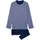 HOM Pyjama Long Sleepwear Atlantic Blau XXL