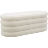 Tectake tectake® Polsterbank, Altu mit Samt oder Bouclé, Belastbarkeit 150 kg, 110 x 45 x 42 cm