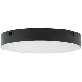 Licht-Erlebnisse Deckenleuchte LED Ø 30 cm rund Schwarz 3000 K warmweißes Licht 4300 lm Modern Deckenlampe - Schwarz