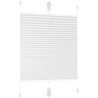 Sekey Plissee ohne Bohren Verdunkelung, Fenster Plissee Klemmfix Jalousie,