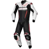 Alpinestars Gp-r7 Lederkombi - White / Black / Red Fluor - 50