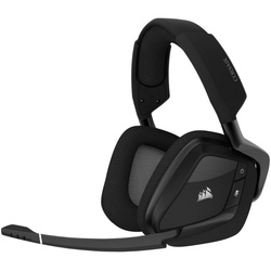 Corsair VOID RGB Gaming-Headset (Geräuschisolierung, Kompatibel mit PC, PlayStation 4, 7.1-Surround-Sound, Funk, kabellos) schwarz