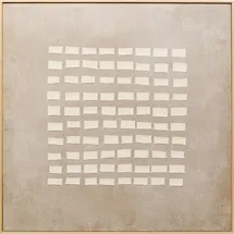 Kare DESIGN Wandbild 100 x cm Art Row 57800 Baumwolle Beige