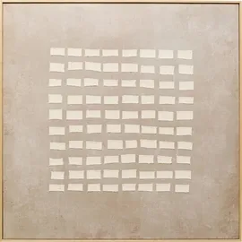 Kare DESIGN Wandbild 100 x cm Art Row 57800 Baumwolle Beige