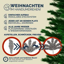 CASARIA Weihnachtsbaum 240cm inkl. Ständer