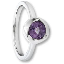 Silberring ONE ELEMENT "Amethyst Ring aus 925 Silber Amethyst Ring aus 925 Silber" Gr. 52, silber, Fingerringe, Damen, 52, Silber 925 (Sterlingsilber), stilvoll & feminin – für die besonderen Augenblicke