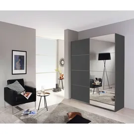 Rauch Schwebetürenschrank QUADRA 136 x 210 x 0 cm Grau